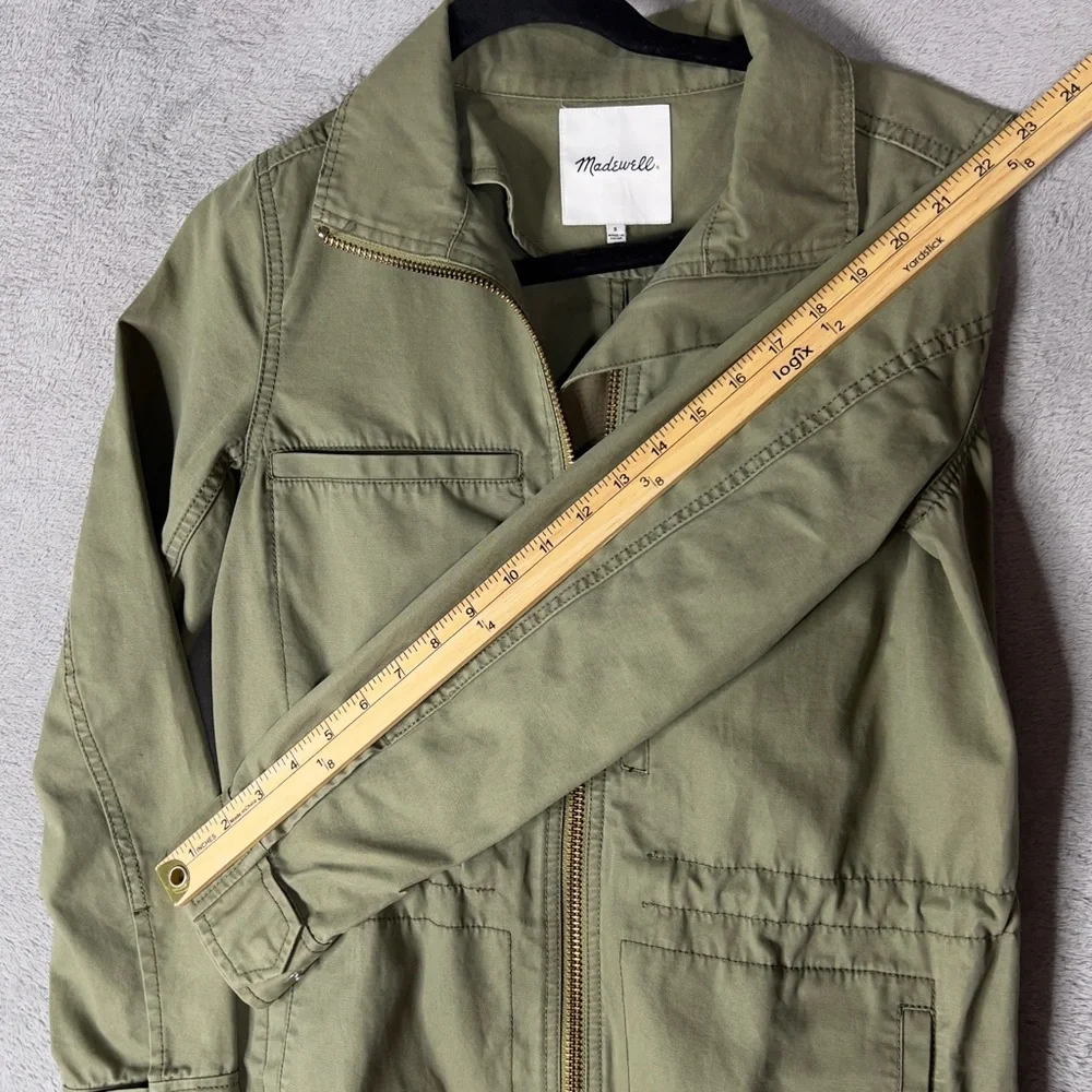 Madewell Fleet Jacket‎ Utility Military Women's Small Olive Green Army Grunge